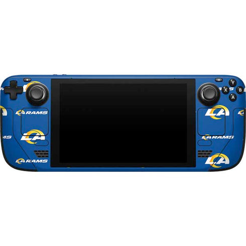 NFL Los Angeles Rams Blitz Series Steam Deck Handheld Gaming Computer Skin